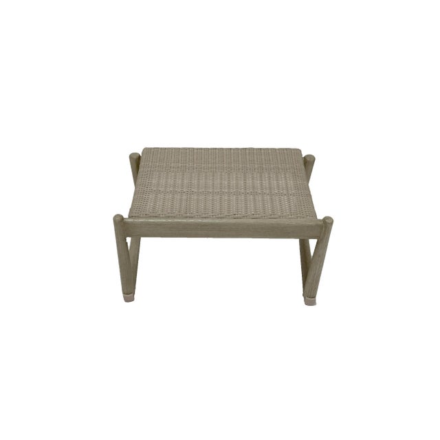 Summer Classics Outdoor Lounge Chair and Ottoman For Sale - Image 9 of 11