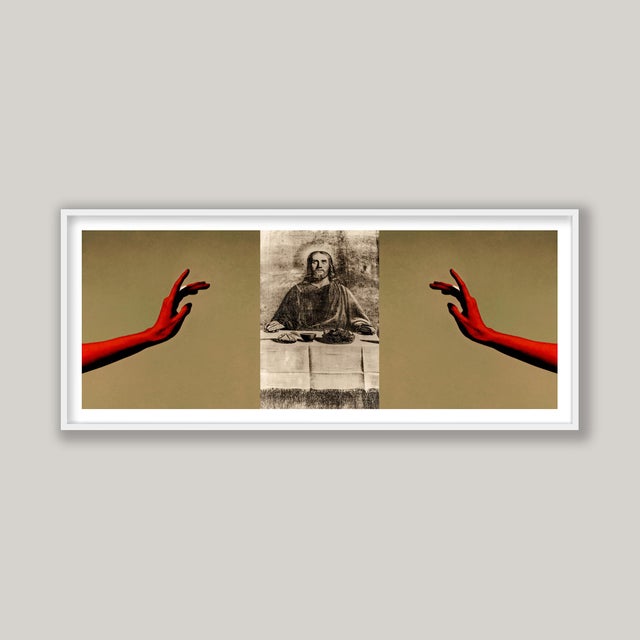 The Fortune Teller - A play on words, perhaps a prophecy. This photographic collage brings together religious imagery and...