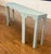 Wood Contemporary Light Blue Console Table by Highland House For Sale - Image 7 of 13