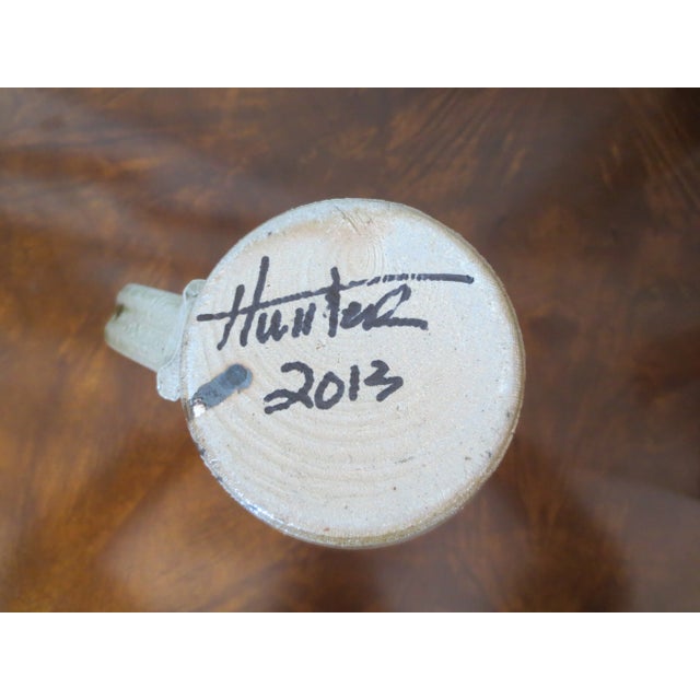 Clay Pitcher Signed by John Hunter For Sale - Image 9 of 11
