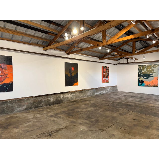 Hyperion Study Acrylic Painting on Wood Panel by Bret Hansen For Sale - Image 9 of 12