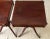 Set of Mersman Harp and Lyre Mahogany SideTables With Brass Feet and Drawers For Sale - Image 17 of 17