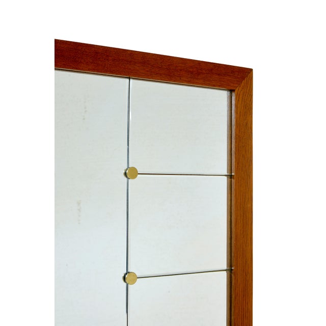 Swedish oak framed mirror by glas and tra circa 1950. Good quality mid century mirror by swedish maker g&t. Rectangular...