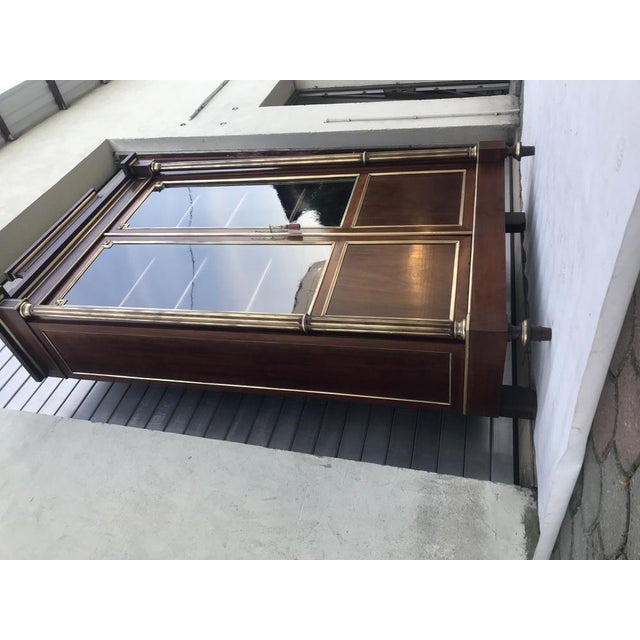French Empire Style Mahogany Cabinet For Sale - Image 13 of 18