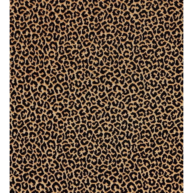 The House of Scalamandré Panthera Velvet Fabric, Ebony For Sale
