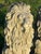 Pair of Majestic Vintage Concrete Lions on Bases For Sale - Image 13 of 15
