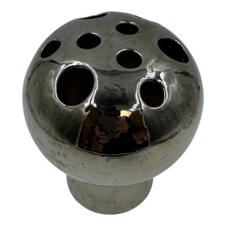 Italian Bitossi Ceramic Floral Vase by Aldo Londi For Sale