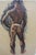 Featured is a stunning oil painting on unstretched canvas titled Male Portrait by listed artist Robert Whitmore (American;...