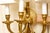 Late 20th Century Vintage Louis XVI Neoclassical Revival Style Bronze Three-Light Wall Sconces—A Pair For Sale - Image 5 of 8