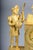 Gold Empire Gilt Bronze Mantel Clock, Pairs, France, 1850 For Sale - Image 8 of 18