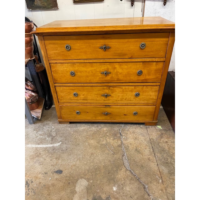 19th Century Swedish Biedermeier chest of drawers sourced directly from Jonkoping, Sweden. A classic Scandinavian case...