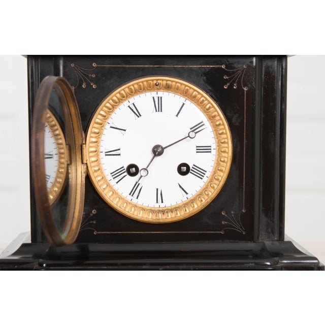 English 19th Century Aesthetic Movement Marble Mantel Clock Chairish