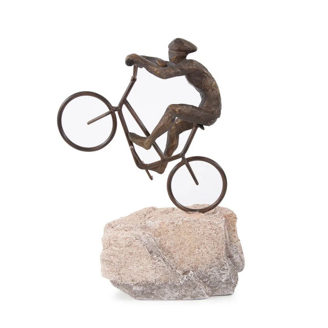 2020s The Cyclist Sculpture For Sale - Image 5 of 7