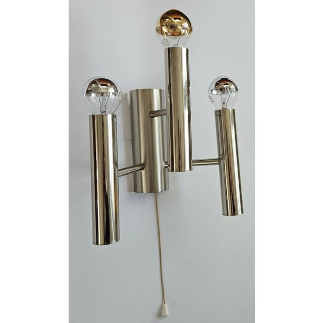 Mid-Century Modern Wall Lamps by Gaetano Sciolari, 1970s, Set of 2 For Sale - Image 10 of 18