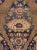 Tribal Medallion Design Antique Persian Serab Rug in Camel and Shades of Blue For Sale In Atlanta - Image 6 of 13