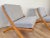 Brown 1960s Pair of Folke Ohlsson for Dux Scissor Chairs, Sweden For Sale - Image 8 of 12