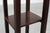 Wood Art Deco Dark Oak Pedestal, Belgium, 1920s For Sale - Image 7 of 11