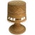 Large Scandinavian Wicker Mushroom Table Lamp, 1960s or 1970s For Sale - Image 10 of 10