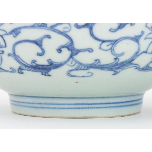 Mid 20th Century Chinese Qianlong Blue & White Porcelain Bowls, 2 For Sale - Image 5 of 9
