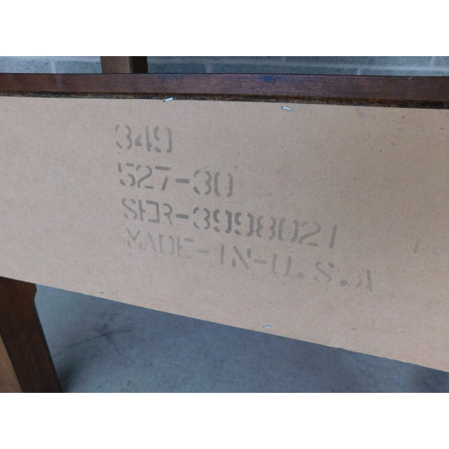 Brown Lane Furniture Williamsburg Cherry 1 Drawer Nightstand #A For Sale - Image 8 of 9