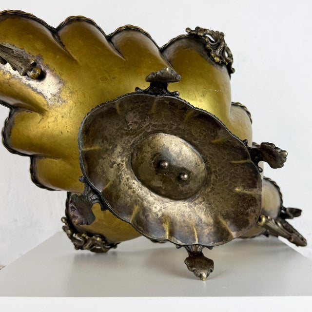 Antique Silverplate Centerpiece Bowl with Dragon Handles, 1890s For Sale - Image 13 of 17
