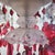 Ruby and Clear Bohemian Crystal Chandelier, 1900s For Sale - Image 17 of 18