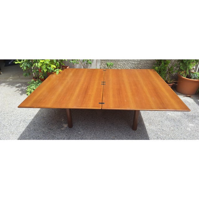Nibay Folding Oak Table by Tobia & Afra Scarpa for Gavina, 1970s For Sale - Image 3 of 8