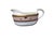 Metal Vintage Noritake Commemoration Gravy Boat With Underplate Peach Gold Art Deco Retired For Sale - Image 7 of 11
