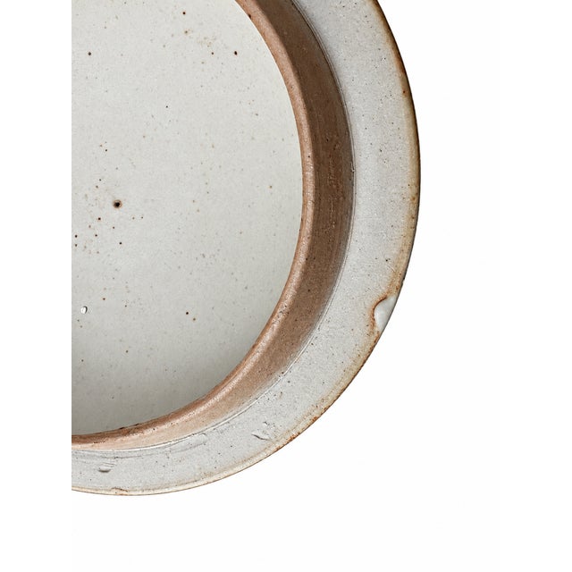 Signed Studio Pottery Soup Tureen With Teal and Olive Glaze, Marked “01” For Sale - Image 12 of 13