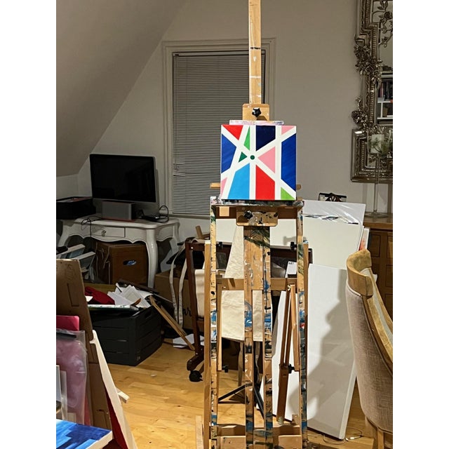 Colours of Life Abstract Modern Acrylic Painting by Shabs Beigh For Sale - Image 4 of 8