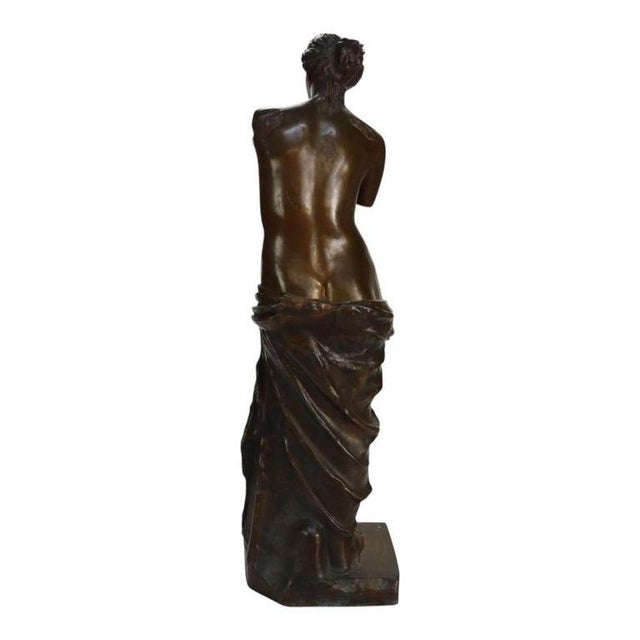 Large 39" Reduction Pierre-Louis Frédéric Sauvage Bronze “Venus De Milo" C1900 For Sale - Image 12 of 15