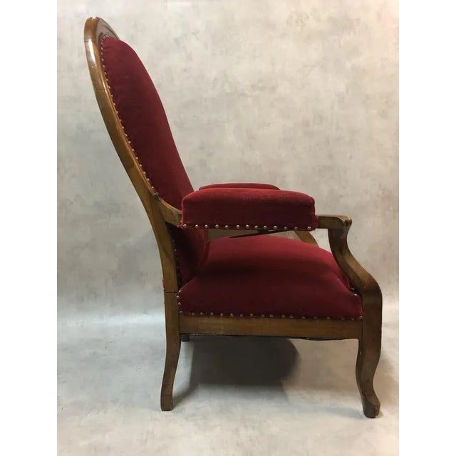 Antique Lounge Chair For Sale - Image 3 of 9