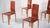 Set of 6 Dining Chairs by Afra and Tobia Scarpa, Leather and Wood, Italy This piece is attributed to the mentioned...
