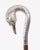 Antique Sterling Silver Swan Walking Stick Cane, 1890s For Sale - Image 3 of 14