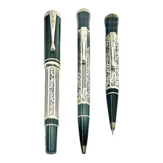 1999 Montblanc Marcel Proust Writers Edition Matching No. 335 Three Piece Set For Sale