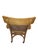 Wood Pair of Vintage Regency Style Upholstered Wood Armchairs on Casters For Sale - Image 7 of 11