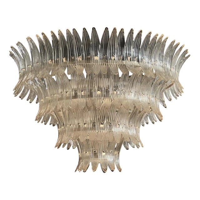 Palmette Chandelier by Barovier & Toso, 1960 For Sale