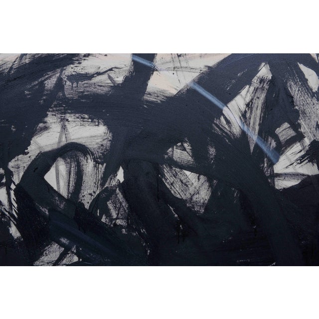 Monica Perez "Let Go" (2) Original Acrylic Painting on Canvas, 2021. W 57.25" x H 61.5" x D 2" Dimensions include frame...