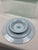 Late 19th Century 19th Century French Blue and White Pedestal Dish in Monet Pattern For Sale - Image 5 of 8