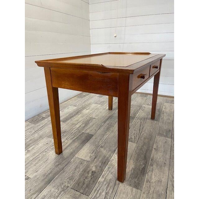 Antique Writing Desk in Soft Wood, 1920 For Sale - Image 3 of 7