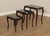 Brown Rococo Style Set of Three Marble Top Mahogany Nesting Tables For Sale - Image 8 of 18