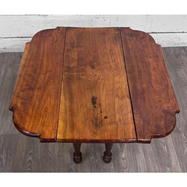 Antique 19th Century Walnut Pembroke Drop Leaf Table For Sale - Image 10 of 10