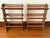 Mid-Century Modern Mid-Century Arts & Crafts Three-Tier Wood Book Trough Stands, a Pair For Sale - Image 3 of 7
