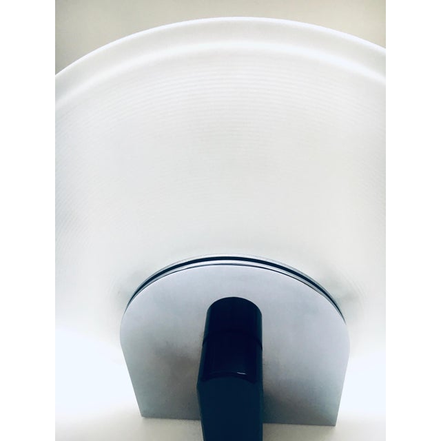 Postmodern Frosted Glass Sconce Wall Lamp from Metalarte, Spain, 1980s For Sale - Image 10 of 18