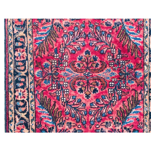 Early 20th Century Persian Lilihan Rug For Sale - Image 9 of 15