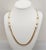 Vintage 1970s Signed Crown Trifari Carved Faux-Ivory Sautoir Necklace For Sale In Philadelphia - Image 6 of 9