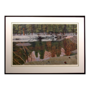 Gordon Mortensen "April in Tahoe" Signed & Numbered Fine Art Woodcut