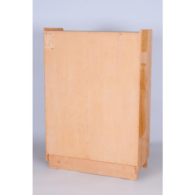 Mid-Century Modern Wardrobe in Ash by Tatra Pravenec, Czech, 1950s For Sale - Image 14 of 17