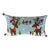 Vintage Christmas Reindeer Pillow With Bells For Sale