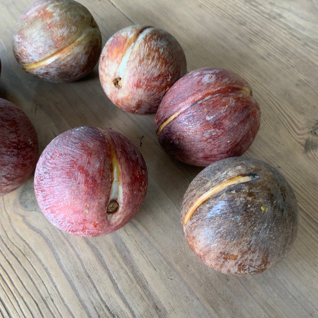 Mid 20th Century Italian Alabaster Stone Plum For Sale - Image 4 of 7